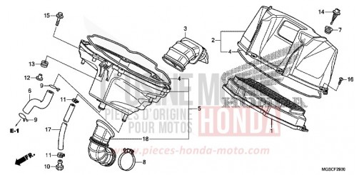 AIR CLEANER NC700DC de 2012